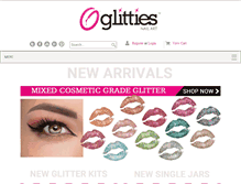 Tablet Screenshot of glitties.com